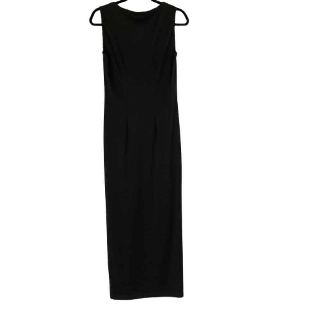 Tailor B.Moss Clothing Company Black Essential Side Slits Maxi Dress Size S/M